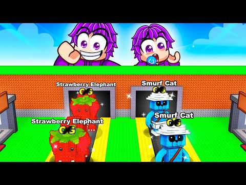 I used MAX LUCK on TWO OG ROWS in ADMIN SERVERS in Steal a Brainrot