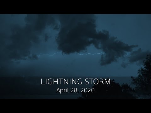4.28.20 Lightning Storm - Denton County, Texas