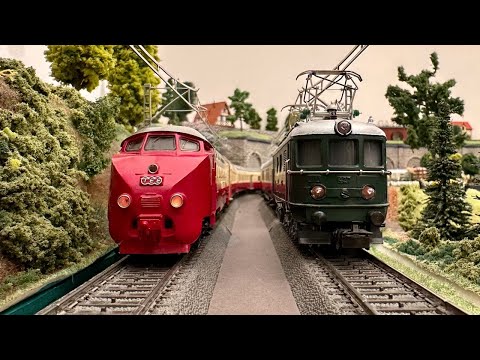 Märklin 3071 3014 a Swiss TEE Running Session