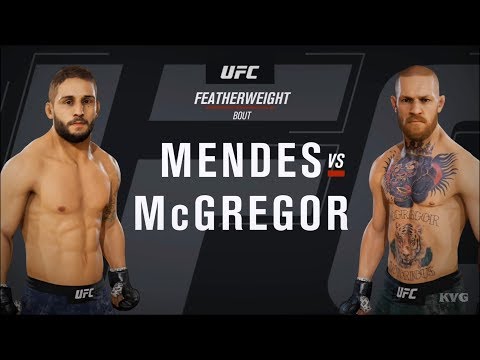 EA Sports UFC 3 - Chad Mendes vs Conor McGregor - Gameplay (HD) [1080p60FPS]