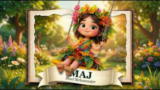 J.A. Birkenmajer - Maj 🐰🌸 Animowana poezja 🎨✨ Piosenka dla dzieci 🔈🎼 WierszoNutki 📚✨