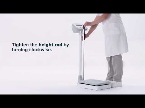 ADIME904-01 Digital Physician Scale with Height Rod - Assembly