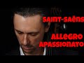 Saint-Saens Allegro Appassionato Op.43 in Fast and Slow Tempo | Play Along with Cello Teacher