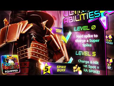 MAX MASTERY MAKES RONIN UNSTOPABLE IN VOLLEYBALL LEGENDS