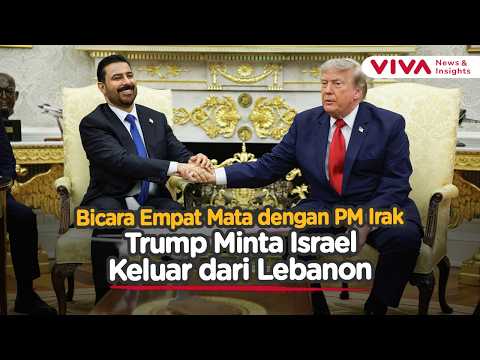 Bertemu PM Irak, Trump Langsung Minta Israel Angkat Kaki dari Lebanon