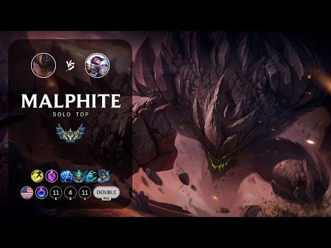 Malphite Top vs Fiora - NA Challenger Patch 13.23