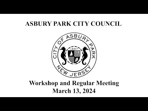 Asbury Park City Council Meeting - March 13, 2024