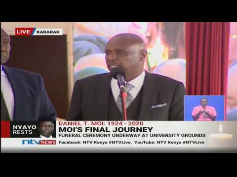 Gideon Moi Handed Mzee's Rungu || #MoiFinalJourney