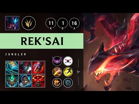 Rek'Sai Jungle vs Lillia: Tank Titan - KR Master Patch 14.19