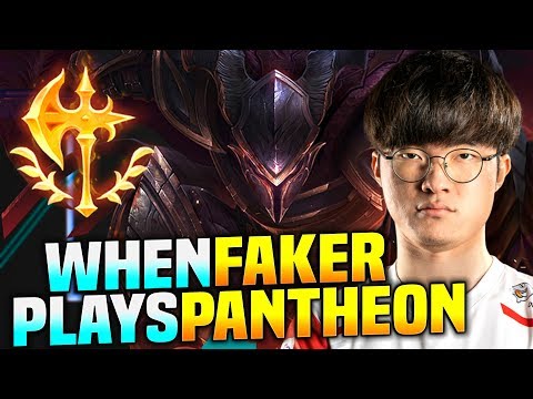WHEN FAKER PLAYS PANTHEON MID! - SKT T1 Faker Plays Pantheon vs Yasuo Mid! | Season 2020 KR SoloQ