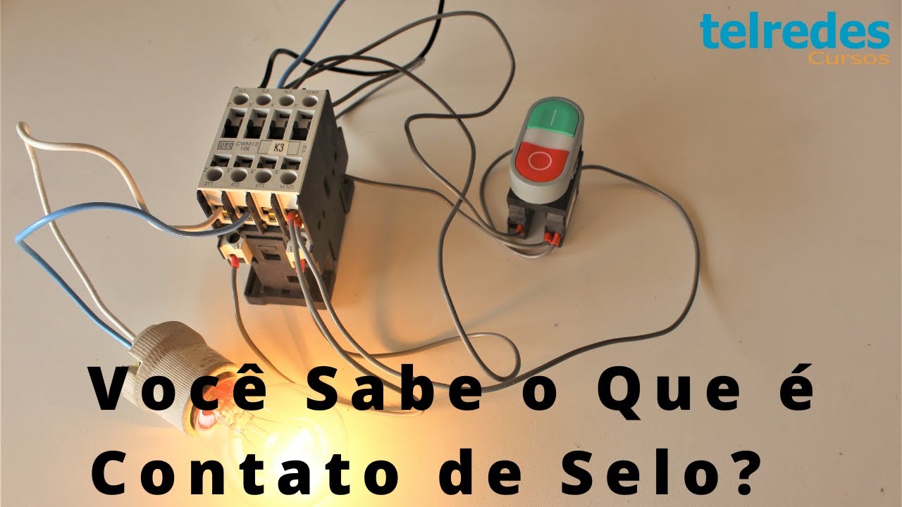 O que é o Contato de Selo no Comando de Contatores (Contactoras),  em Detalhes. Na Prática!