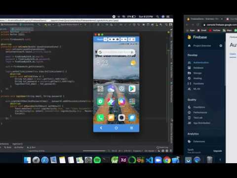 Firebase Android Tutorial 3 - Firebase Login Authentication and Sign Out