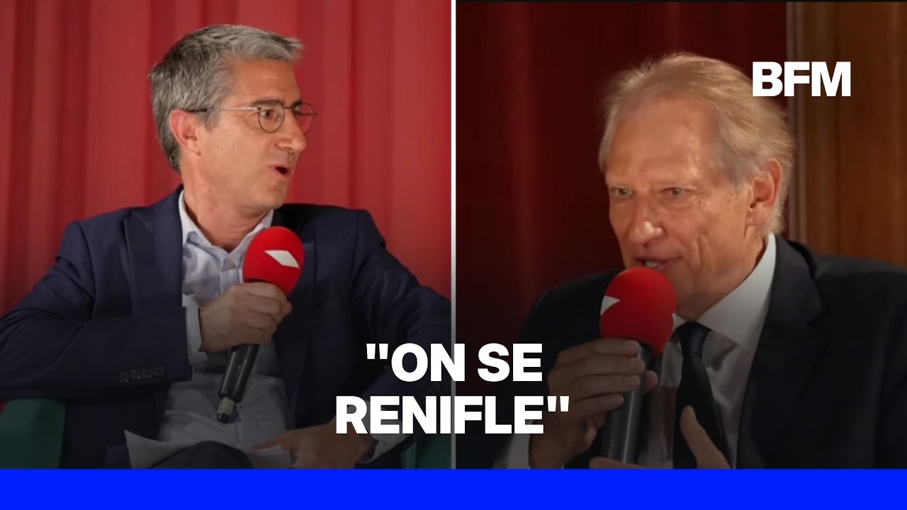"C'était un premier rendez-vous Tinder": Ruffin et Villepin réagissent après leur débat