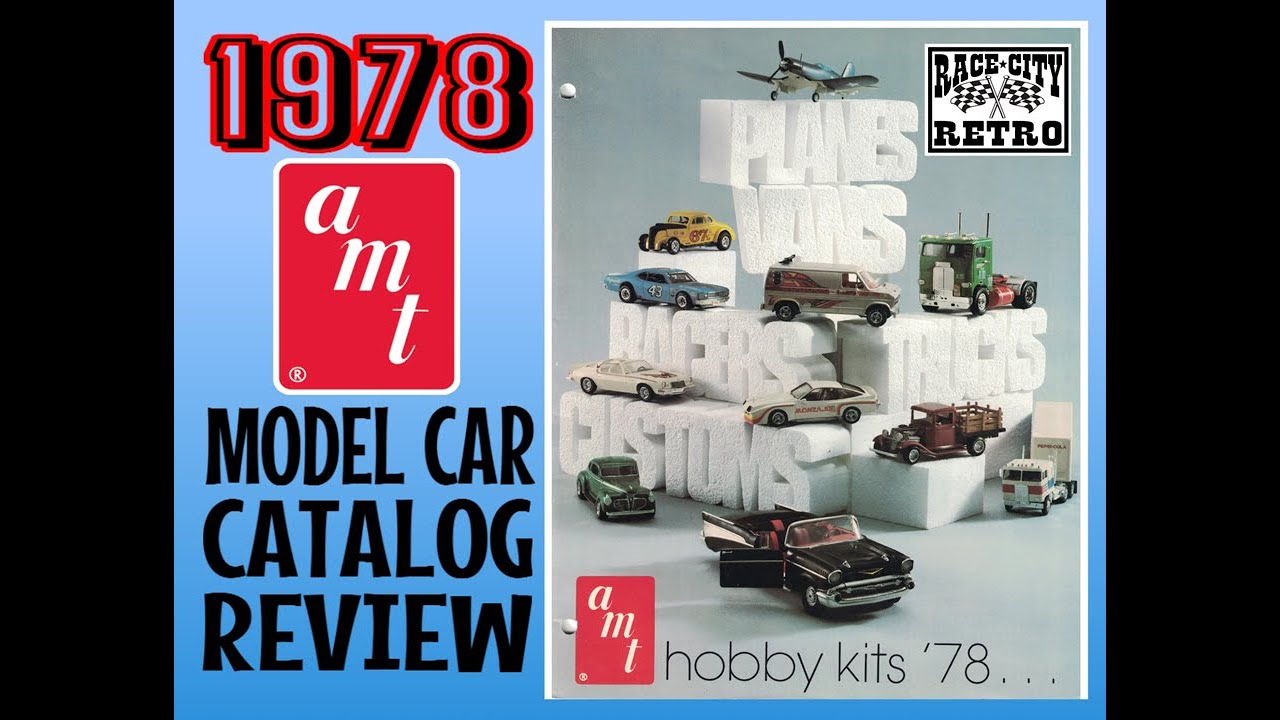 1978 AMT PLASTIC MODEL CAR KITS CATALOG REVIEW