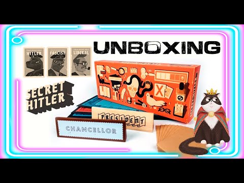 Unboxing SECRET HITLER (DELUXE) * ESPAÑOL *