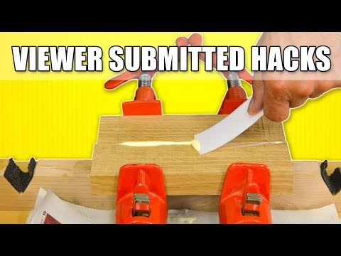 Subscriber Submitted Workshop Life Hacks: Woodworking Tips and Tricks