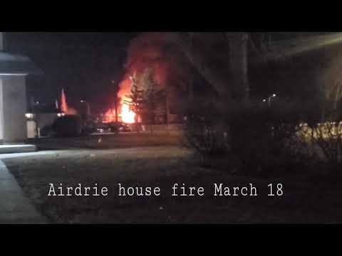Airdrie house fire March 18, 2021