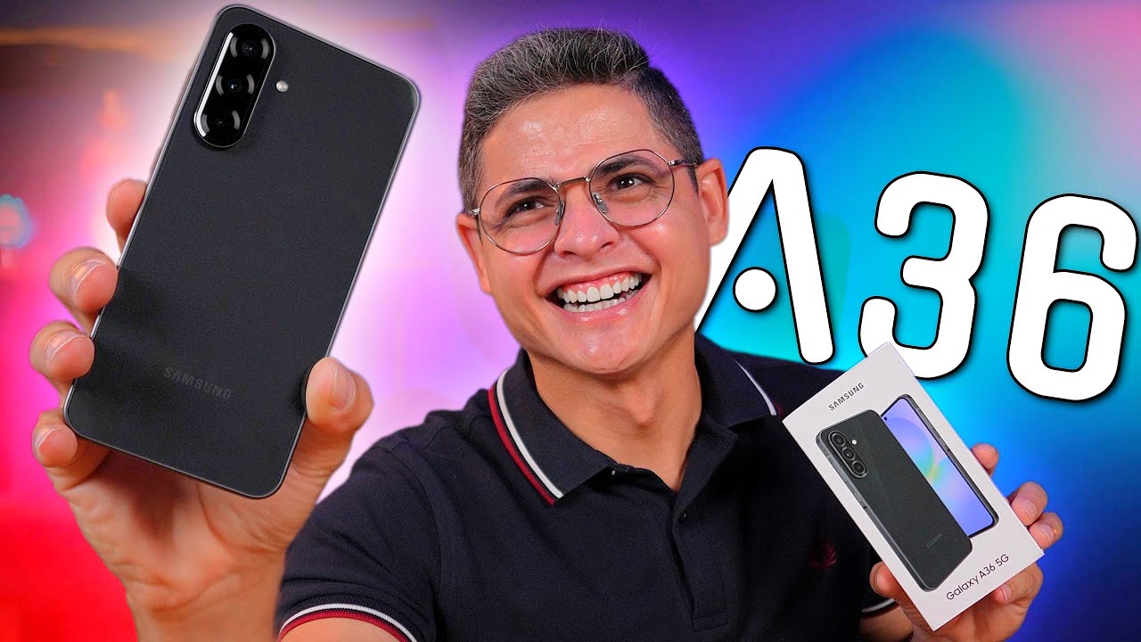 Miniatura da avaliação em vídeo de Smartphone Samsung Galaxy A36 5G 128GB 6GB RAM Preto