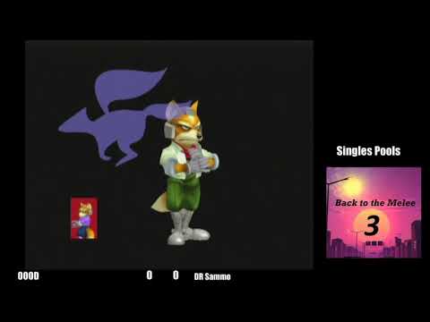 OOOD (Fox) vs Sammo (Fox) | Pools | Back to the Melee 3 Singles