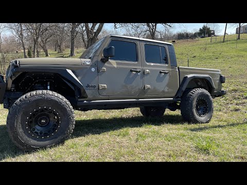 Mounting Dv8 armor fenders on Jeep Gladiator