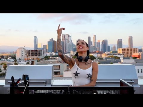 AKILLA - @ Live Mix [ HARD TECHNO / PSYTRANCE ] 160 BPM ( Los Angeles, DTLA RoofTop )