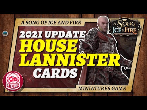 2021 Update Preview: House Lannister in A Song of Ice and Fire the Miniatures Game