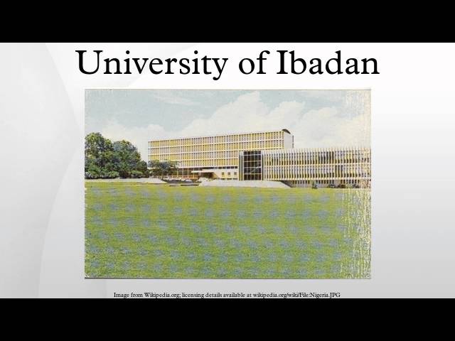 University of Ibadan video #1