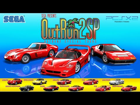 OutRun 2 SP Special Tours - All Cars List PS2 (PCSX2)