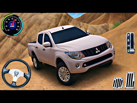 Realistic Mitsubishi Pickup Offroad Driving on Rocky Mountains | Android Gameplay