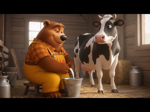 The Bear Who Milks Cows Unlikely Farmer's Journey to Delicious Cheese! -  Loto Bear Farm