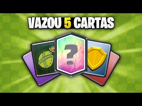 VAZOU 5 NOVAS CARTAS NO CLASH ROYALE
