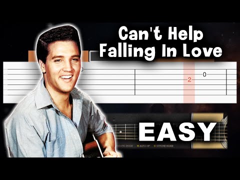 Elvis Presley - Can't Help Falling In Love - EASY Guitar tutorial (TABS AND CHORDS)