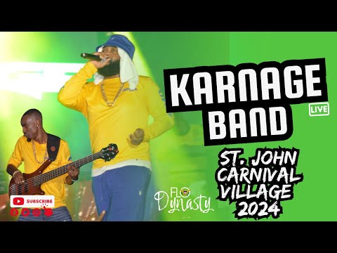 KarnAge Band St. John Carnival Village 2024 STJ #usvi #stj #Sasso #KarnAge #carnival