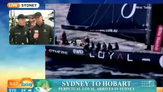 Yacht Perpetual LOYAL limps back to Sydney after hull damage