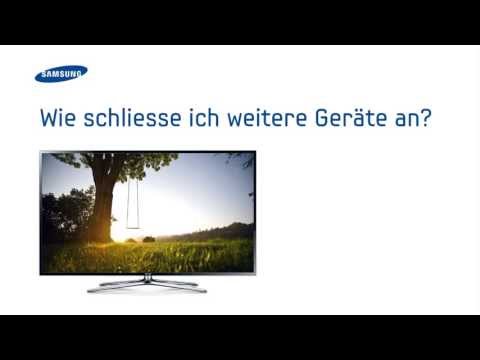 Samsung 3D LED TV - 11 externe Geräte anschließen