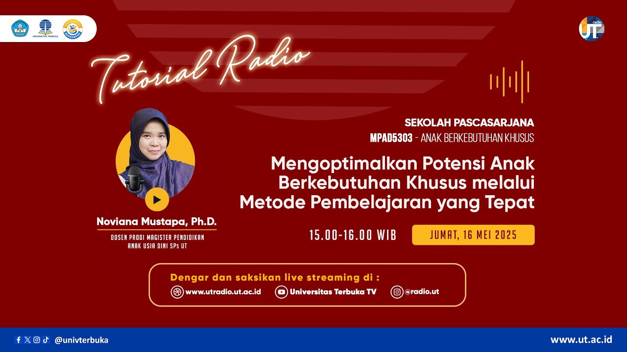 Mengoptimalkan Potensi Anak Berkebutuhan Khusus melalui Metode Pembelajaran yang Tepat ~ MPAD5303