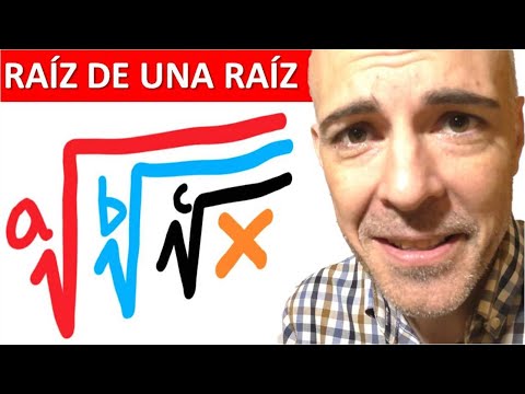RAÍZ DE UNA RAÍZ. Radicación. Raíces.