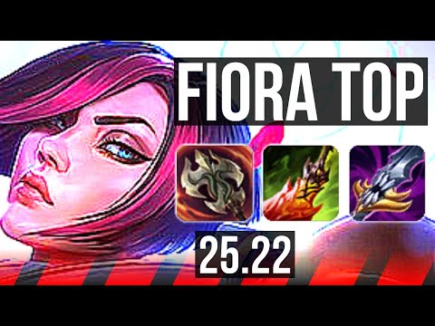 FIORA vs TRYNDAMERE (TOP) | 10 solo kills, 1700+ games, Legendary, 40k DMG | EUW Master | 25.22