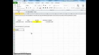 00028 - How To Calculate The Number Of Hours Between Two Dates Using Microsoft Excel