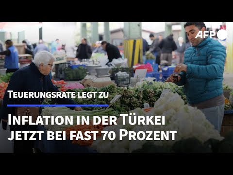 Inflation in der Türkei jetzt bei fast 70 Prozent | AFP