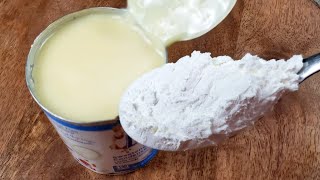 Mix Condensed Milk & Corn Starch | Cookies that Melt in your Mouth