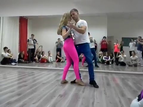 Maxim & Anastasia - "Make you feel" zouk demo in Novosibirsk