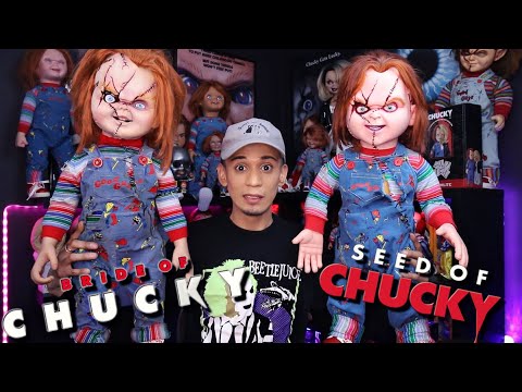 COMPARING THE TRICK OR TREAT STUDIOS CHUCKY DOLL WITH THE NECA CHUCKY DOLL | EDGAR-O