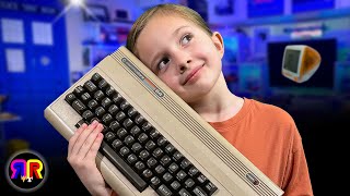 6 Year-Old -vs- 1982 Commodore 64 / iMac G3!