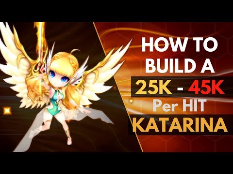 HOW TO BUILD A 25K - 45K Per HIT KATARINA (Wind Valkyrja) [Summoners War Sky Arena]
