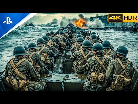 D-DAY - Omaha Beach 1944 | Realistic Ultra Immersive Graphics Gameplay 4K 60FPS Call of Duty: WWII