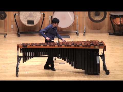Gemini for six mallets, marimba solo