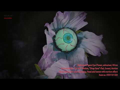Europalms Halloween Figure Eye Flower Animated 120-200cm