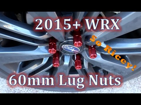 2015+ WRX / STi 60mm Lug Nuts