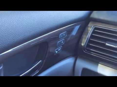 How to program memory seat in your Honda